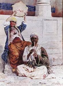 unknow artist Arab or Arabic people and life. Orientalism oil paintings  276 China oil painting art